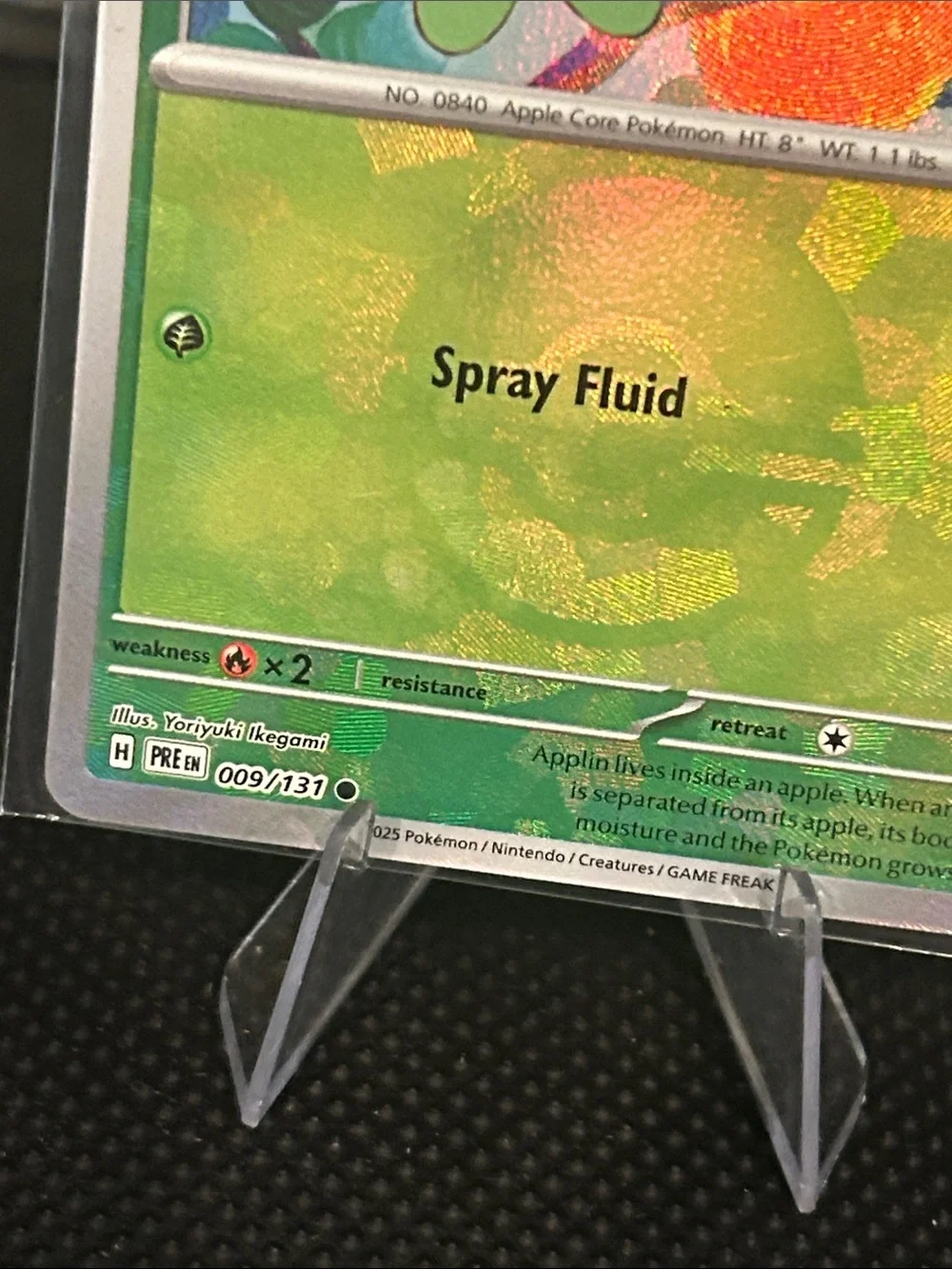 Pokemon Applin Pokeball 009/131 Holo from Prismatic Evolutions M/NM